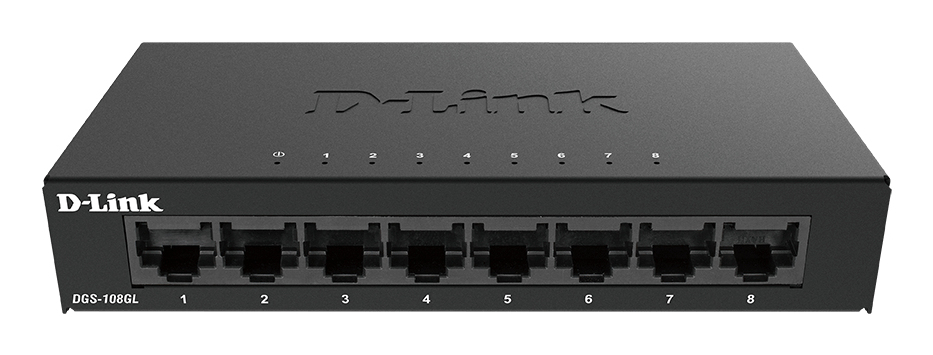 Switch 8 ports Gigabit - Metallic