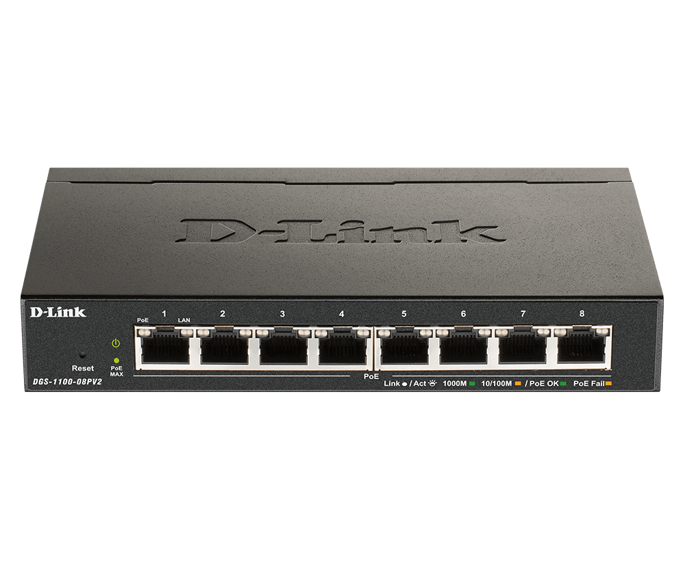 8-Port Layer2 PoE Smart Gigabit Switch8x