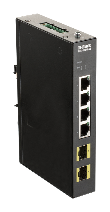4-port Gigabit Industrial Switch includi